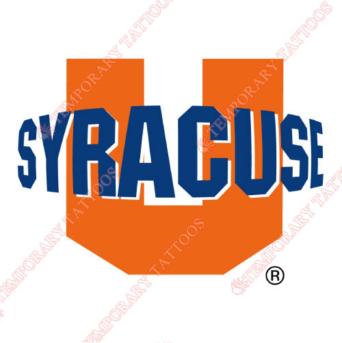 Syracuse Orange Customize Temporary Tattoos Stickers NO.6406
